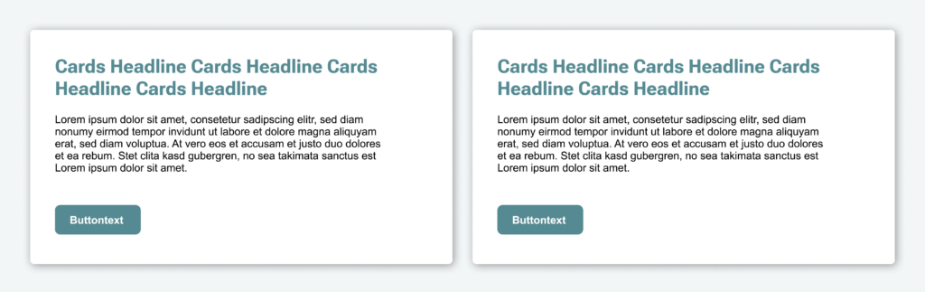 Cards ohne Bild